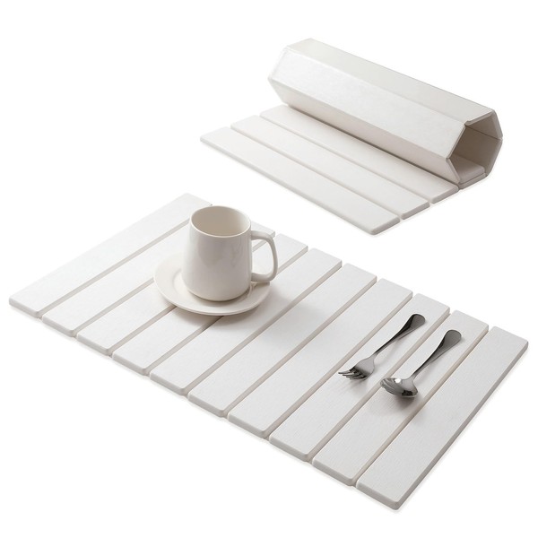 Large Diatomaceous Stone Drying Mat for Kitchen Counter, Quick Dry