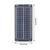30W Solar Panel with OBD Plug High Efficiency Monocrystalline Portable