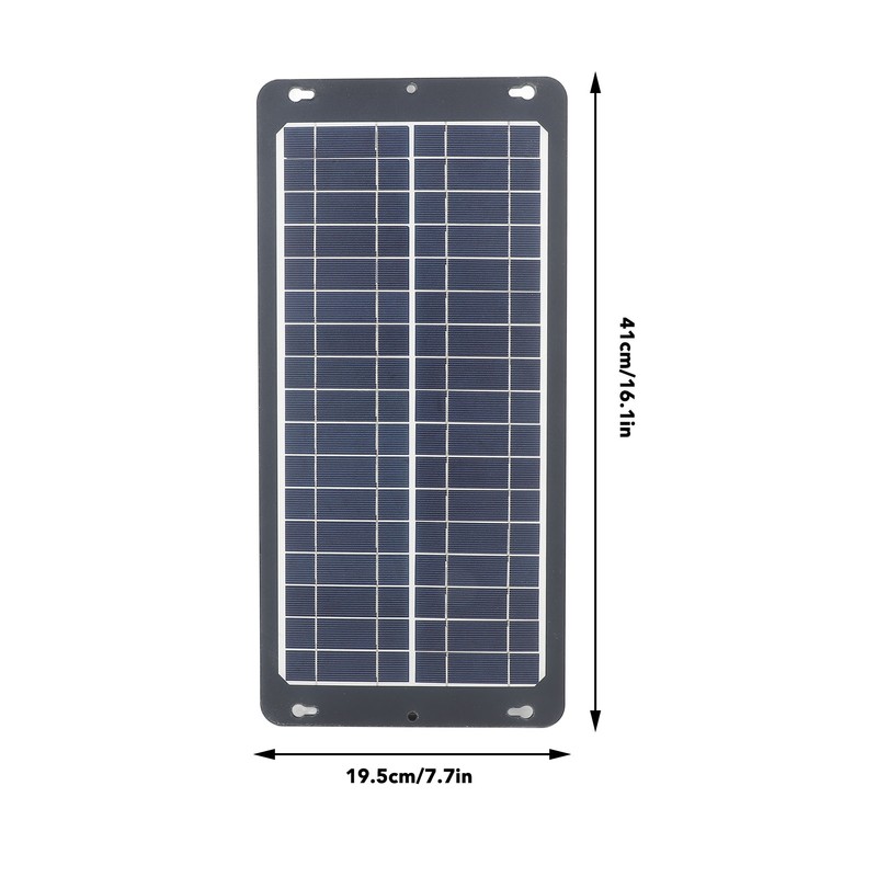 30W Solar Panel with OBD Plug High Efficiency Monocrystalline Portable