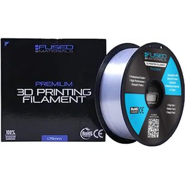 Clear PC+ 3D Printer Filament Fused Materials - 1kg Spool, 1.75mm, Dimensional Accuracy +/- 0.03 mm