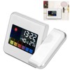 Weather Station Clock Temperature Humidity LCD Color Display LED Backlight