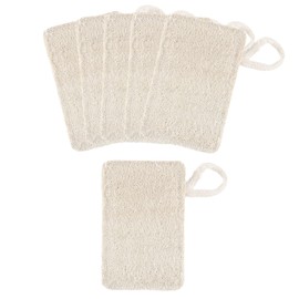 6Pcs Kitchen Loofah Sponge Organic Dishwashing Sponge Biodegradable Natural Fiber Sponges Heavy Duty Compostable Sponge for Home Kitchen