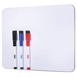 Mr. Pen- Dry Erase Lapboard, 11.75" x 8.9", Double Sided with 3 Dry Erase Markers, Mini Dry Erase Board, White Boards, Dry Erase Board for Kids, Small White Boards for Students, Dry Erase Boards.