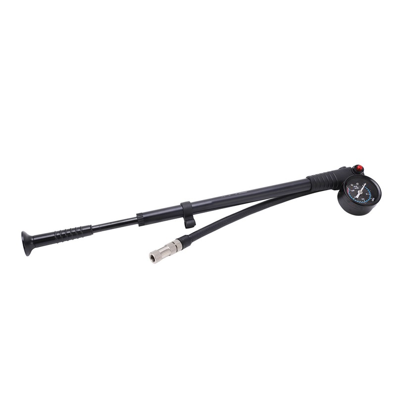 Shock Pump 300PSI Visual Pressure Dial 360° Rotation Inflation Tube