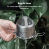 Boundless Voyage Titanium Coffee Drip Filter Reusable Pour-Over Coffee Filters