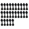 JSP Manufacturing 25 Pack Universal Black Fuel Gas Can Jug