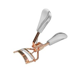 Exeton Eyelash Curler Applicators, Non Slip Ring Handle, Professional Beauty Tools (Black Pink)