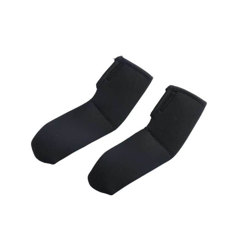 2Pcs Black Baby Stroller Armrest Cover, Soft Handle Protector, Removable