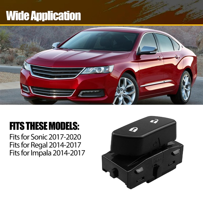22899701 Door Lock Switch Button Driver Side Fit for Chevy