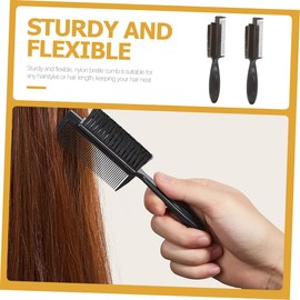 FOMIYES 8pcs Double-sided Hair Clean Comb for Barbershop Lightweight Bristle Hair Brush for Travel Everyday Use Versatile Remover Tool for Home Salon