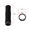 EMSea 1 Pair Foam Handlebar Grips Single Locking Bicycle Handlebar