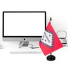 2 Pack USA & Arkansas Desk Flag, 1 Arkansas Table