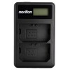 NP-FZ100 Dual Channel LCD USB Charger for Sony A7 III, A7R III, A9 Camera and More