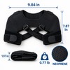 Adjustable Double Shoulder Brace – Breathable Neoprene Compression Support with