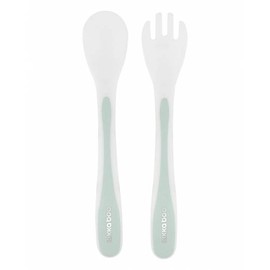 KIKKA BOO SPOON FORK SET MINT