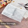 letsinstyle Sewing Machine Cover with Storage Pockets, Clear Plastic Sewing