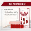 Ardell Nail Addict Gel Nail Strips - Pure Paprika, LED/UV