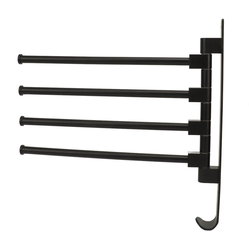 RV Clothes Drying Rack Aluminum Multifunctional Anti Rust 180° Rotatable