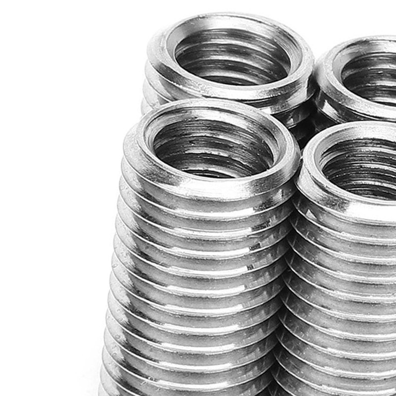 Reducing Nut 10pcs Threaded Insert Repair Nut Thread Slot M12