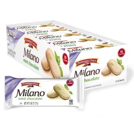 Pepperidge Farm Milano Cookies, Mint, 2Count, Pack of 10, 0.95 Ounce (Pack of 10)