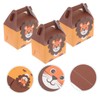 Mobestech 12pcs Animal Theme Paper Candy Boxes Sturdy Goody Boxes