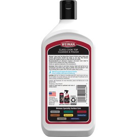 Weiman Ceramic and Glass Cooktop Cleaner and Polish - 20 Ounce - Shines and Protects Glass and Ceramic Smooth Top Ranges with its Gentle Formula