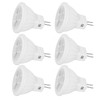 6pcs Brightness Dimming LED Spot Light Bulbs 360LM MR11 LED