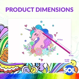 SOL 72 Colouring Pencils for Adults and Children, Bright Coloured Pencils for Children Art & Craft Supplies, Pencil Crayons in 20 Assorted Pencil Colours, Colour Pencils, Artist Pencils