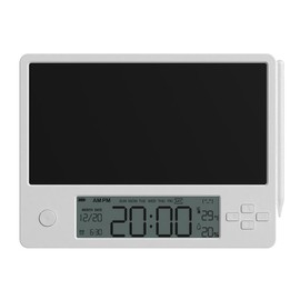 Maizoon Electronic Calendar with LCD Capital Writing Tablet, Charging Model, Digital Clock, Date Display, Multifunctional Wordpad, Ideal for Students, Home, Office, Work
