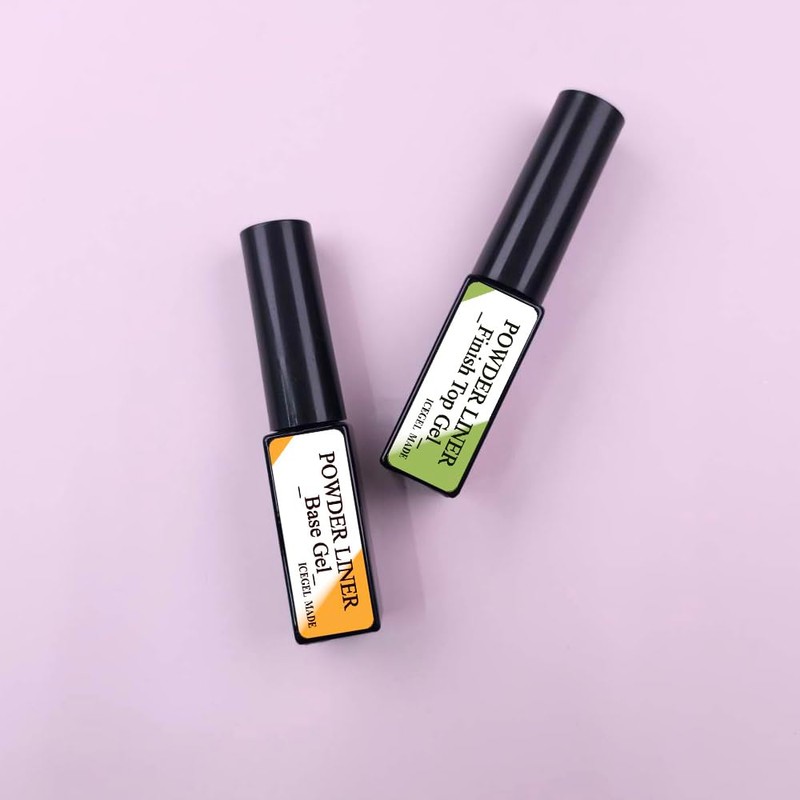 ICE GEL Powder Liner, Base Gel, 0.2 fl oz (6