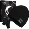 Tagvo Bluetooth V5.0 Beanie with Touchscreen Gloves Set, Winter Warm