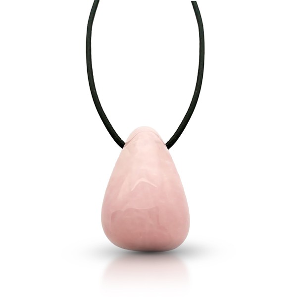 Rose Quartz Tumbled Stone Pendant Drilled Precious and Healing Stone