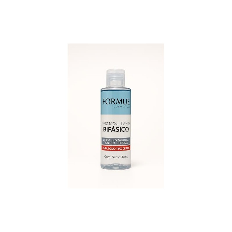 Desmaquillante Bifásico, Limpiador Facial Formue 120 ml.