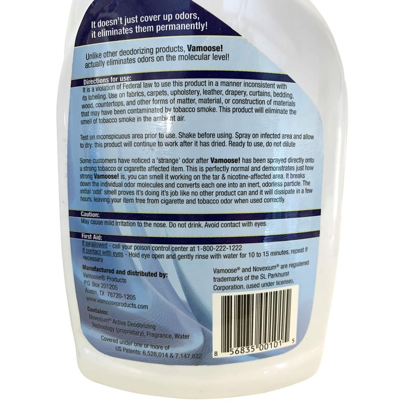 Vamoose! Smoke Odor Remover, Fresh Scent, 32-Ounce Spray Bottle