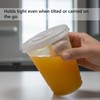 Nationwide Paper 90mm Flat Lid with Cross Hole, Fits 16oz