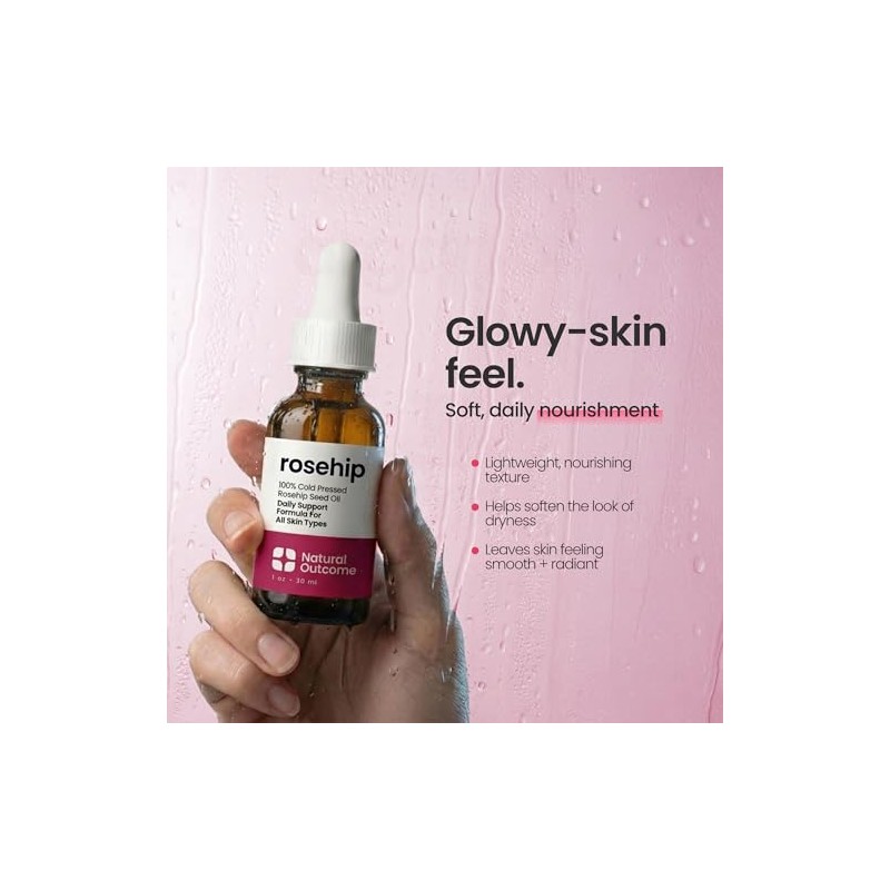 Rosehip Oil by Natural Outcome for Women - 1 oz