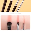 4pcs Eyeliner Smudge Brush Lápiz Herramienta de Maquillaje Suave, Eyeshadow