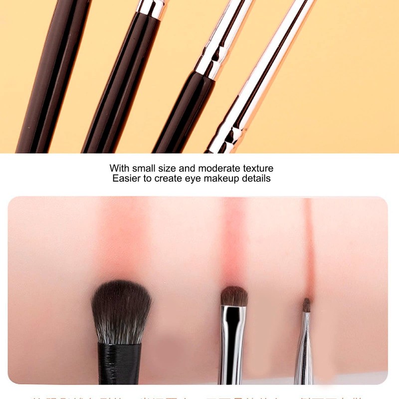 4pcs Eyeliner Smudge Brush Lápiz Herramienta de Maquillaje Suave, Eyeshadow