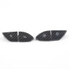 BEBECAR Real Carbon Fiber Steering Wheel Button Cover Trim Fits