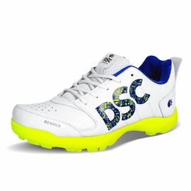 DSC Beamer Cricket Shoe for Men & Boys (Light Weight | Economical | Durable | Size US : 12) Yellow (UK 11)