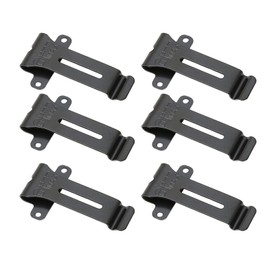 6Pcs Radio Belt Clip Replacement for TK 208 TK 308 TH 22AT TH 42AT TK2118 TK3118, for BF 888S BF 666s BF 777S BF 5118.