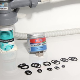 FOTU 711 Silicone Grease: General-Purpose Dielectric Paste & Waterproof High-Temperature Rubber Grease for O-Rings – Multi-Purpose Waterproof Dielectric Solution (4 Oz, 1-Pack)