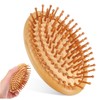 WOONEKY Bamboo Scalp Brush Head Massage Brush for Men Women
