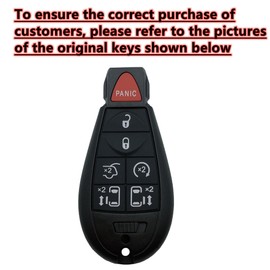 EJOAOJE Key Protective Shell for Dodge Key Fob Cover with Keychain Fit for Dodge RAM 1500 2500 3500 Grand Caravan Journey Durango Jeep Grand Cherokee Smart Key Accessories (Pink-Silver, 7-Button)