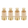PATIKIL Air Pneumatic Mufflers, 4 Pack Top Adjustable Air Flow