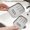 Soap Dispenser with Sponge Holder for Kitchen Sink – Press