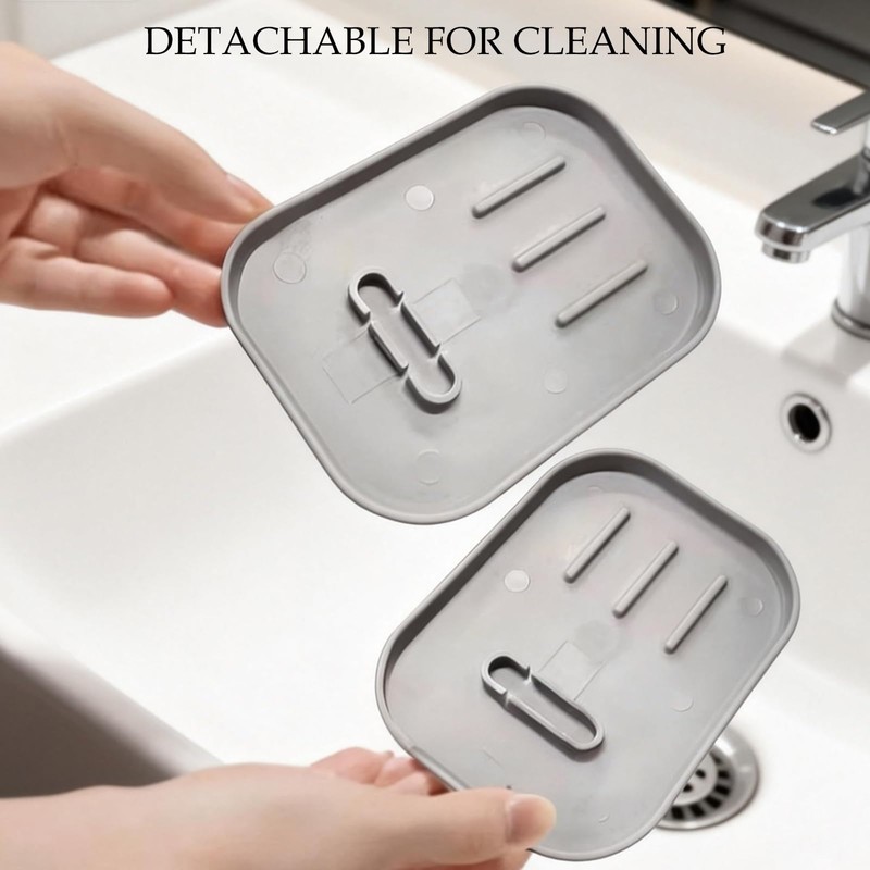 Soap Dispenser with Sponge Holder for Kitchen Sink – Press