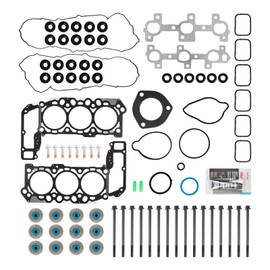 Torchbeam Head Gasket Kit with Bolts HS26229PT-1, ES71129-1 for Liberty 2005-2012, 2005-2010 Grand Cherokee, Dakota, 2007-2011 Nitro, 2006-2010 Commander, 2011 Dakota, Engine Cylinder Head Gasket Set