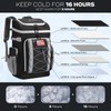 Maelstrom Backpack Cooler,Soft Lightweight Leakproof Cooler Backpack,50 Can Insulated Cooler