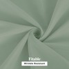 Fitable 6 Pack Sage Green Round Tablecloths - 108 Inches